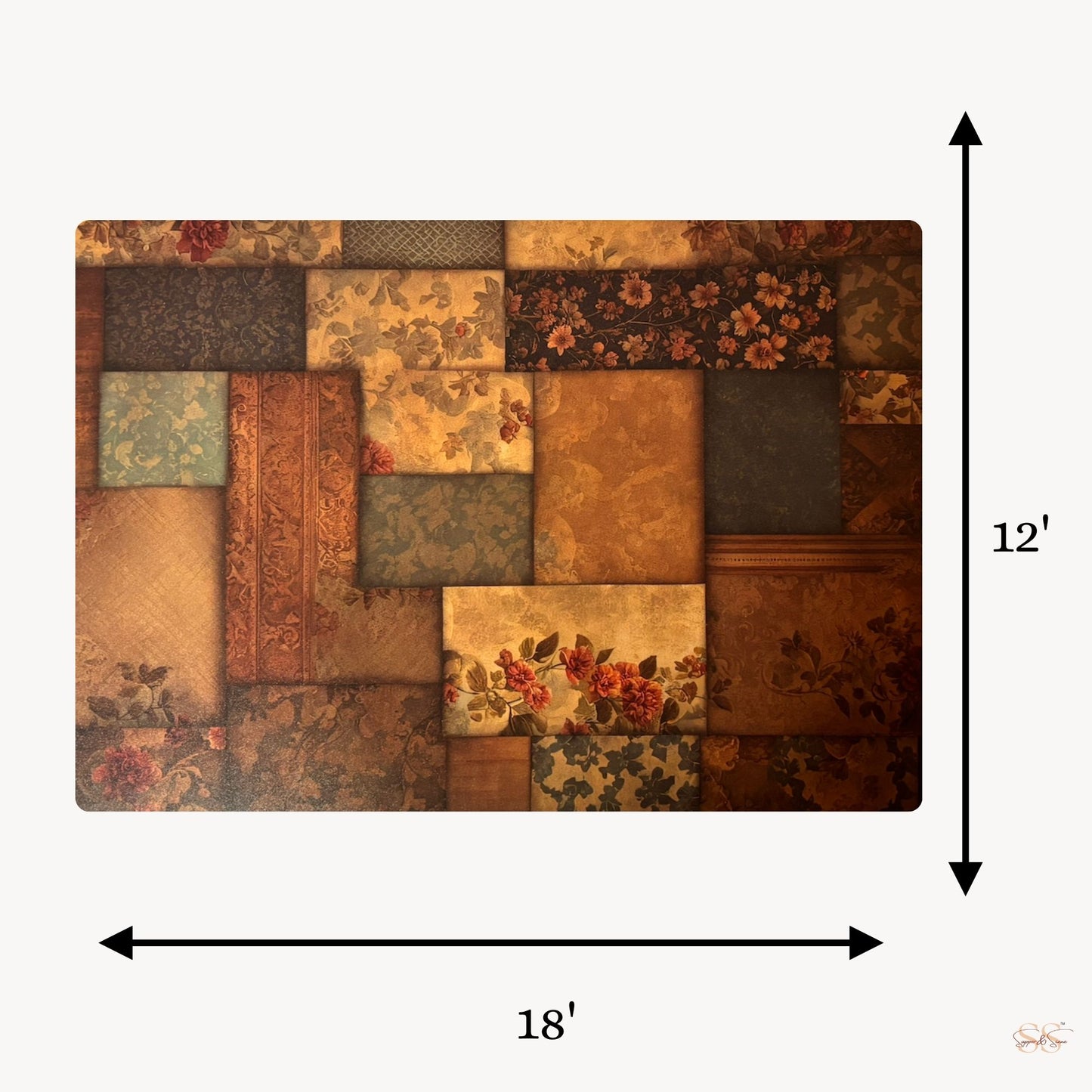 Patchwork Plastic Table Mats
