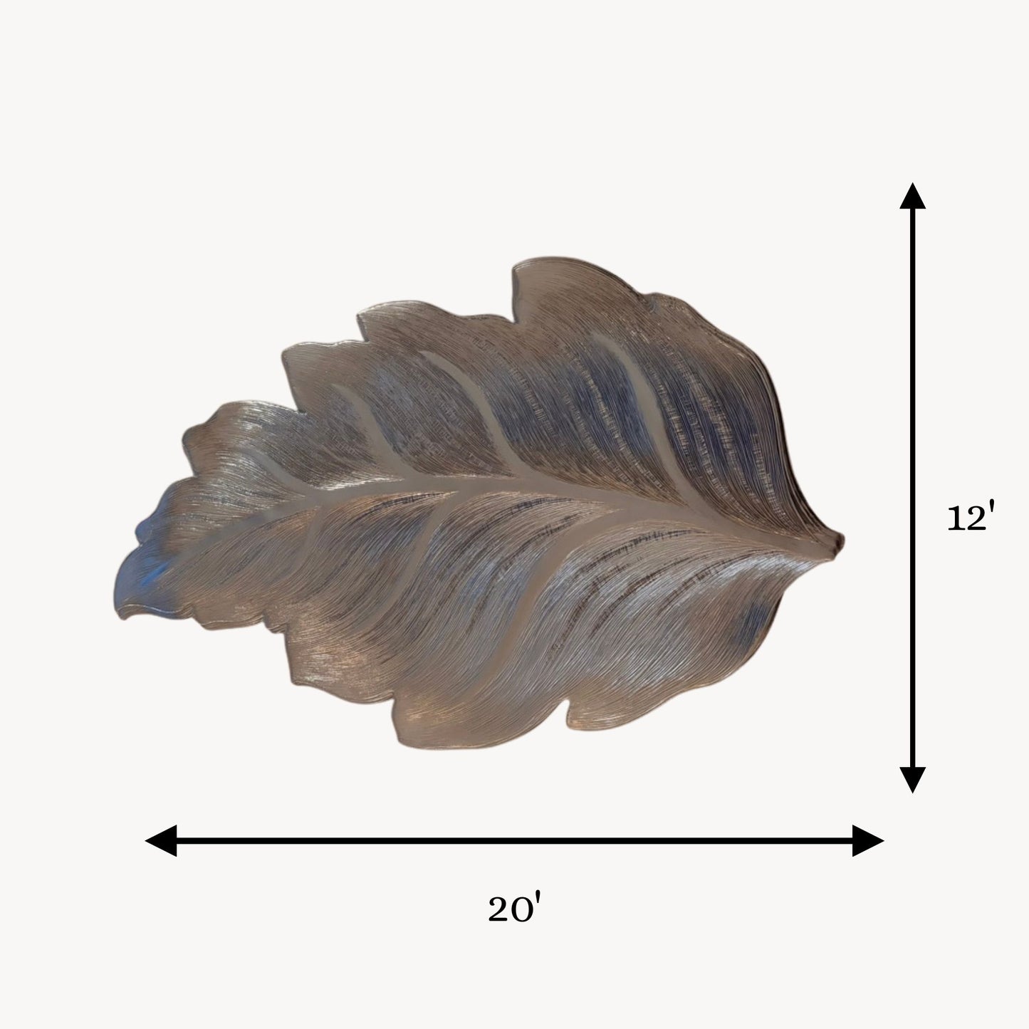 silver table mat set of 6