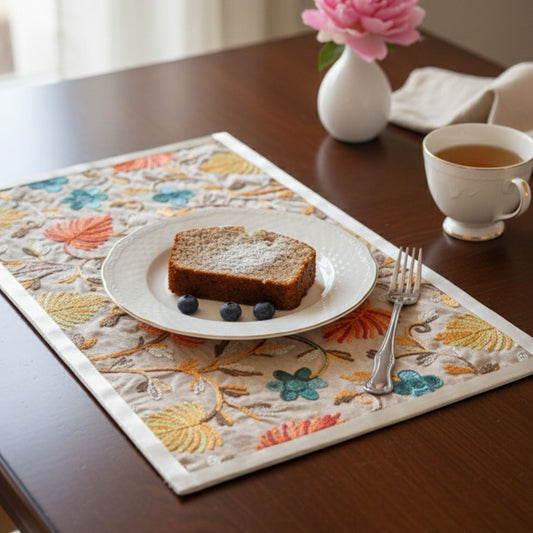 embroidery table mat 